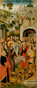 De intocht in Jeruzalem door Unknown